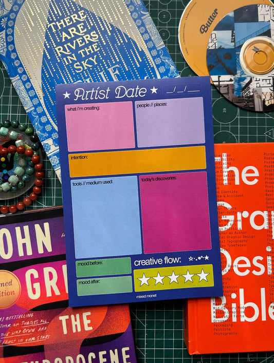 artist date notepad