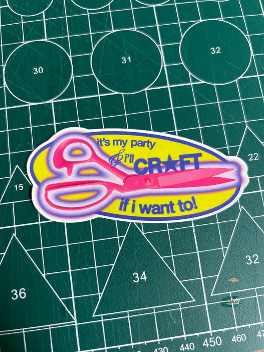 [sticker] it’s my party!